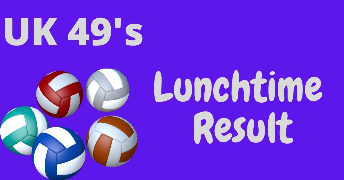 Lunchtime Results Today
