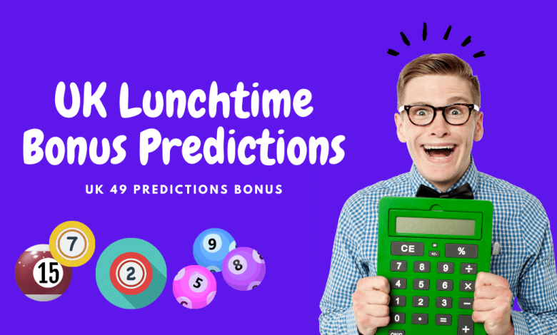UK Lunchtime Bonus Predictions
