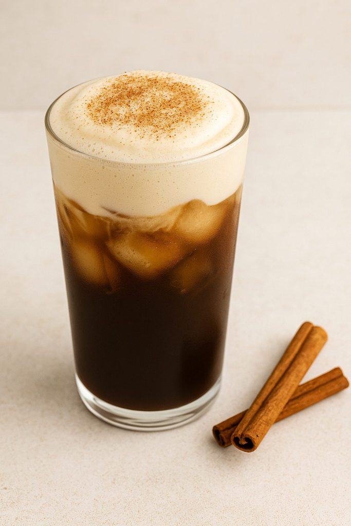 Starbucks Cinnamon Caramel Cold Brew Recipe (Easy Copycat at Home) 2 cinnamon caramel cream cold brew