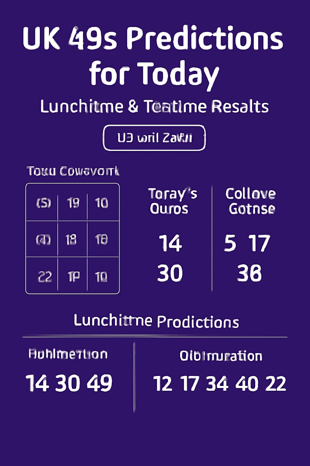 UK 49s Predictions for Today – Lunchtime & Teatime Results (16 July 2025) 1 UK 49s Predictions for Today 16 July 2025